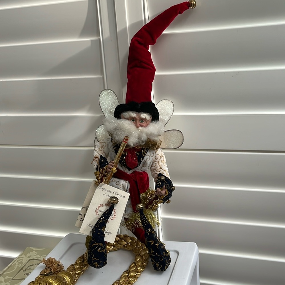 Mark Robert’s Christmas Colonial Fairy w/Flute #22 / 250 RETIRED (M)